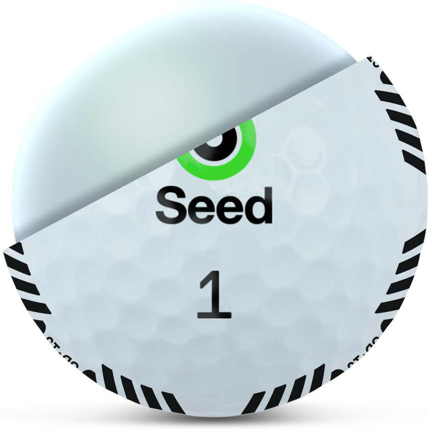 Seed SD-15 SYNCR alignment golf ball | Seed Golf