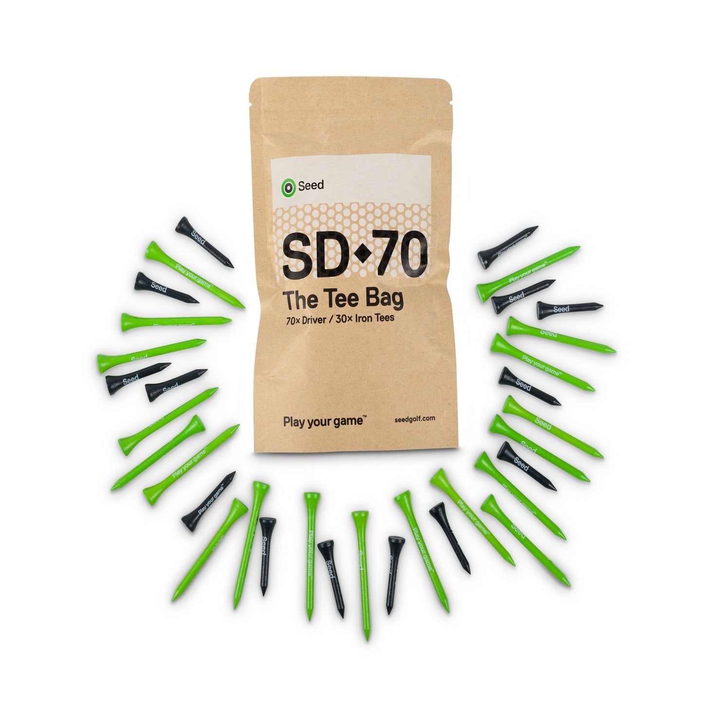 
                  
                    SD-70 Recycled Bamboo Tee Bag- 100 Tees
                  
                